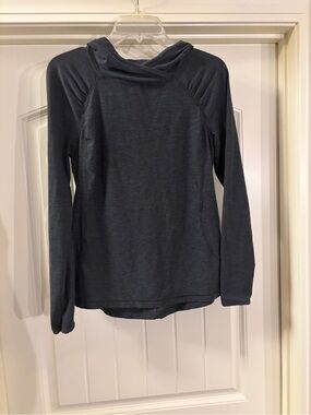 Danskin Now Women's Long-Sleeve Hooded Pullover - Charcoal Gray